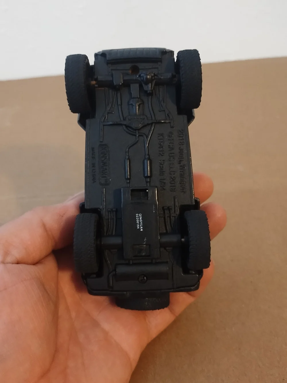 Kins mart toy Jeep 2018 wranglerb scale 1/34 Rubicon toy model missing parts